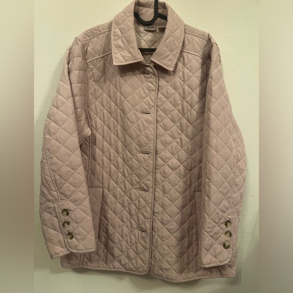 🌻Chico’s Quilted Pink Jacket - Picture 3 of 12